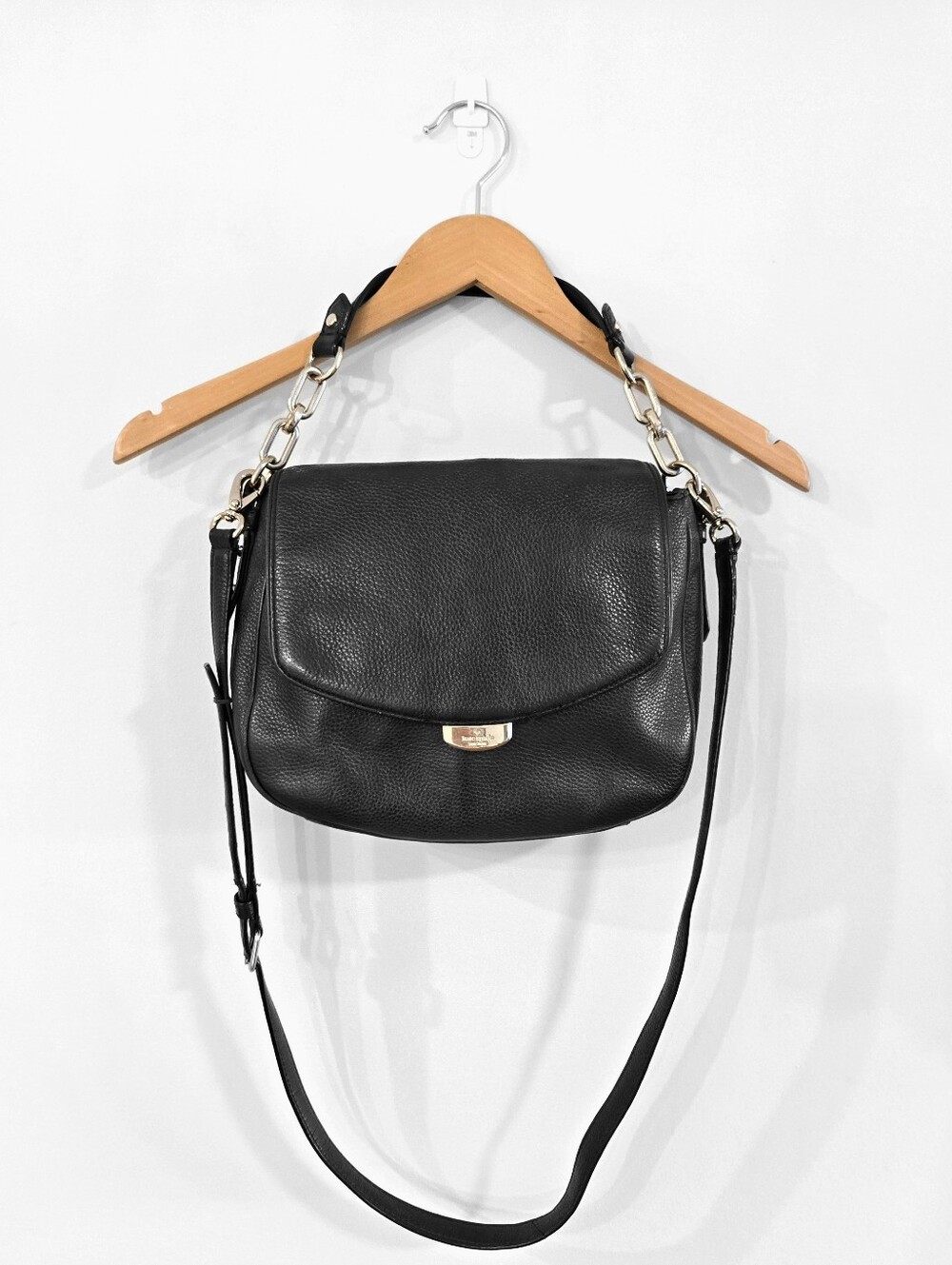 KATE SPADE Black Leather Alecia Mulberry Street Bag
